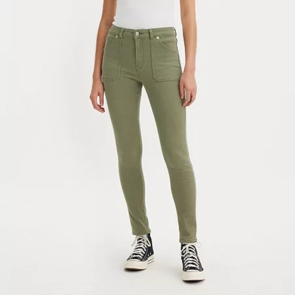 Levi's(r) Womens 721 High-Rise Skinny Utility (Deep Lichen Green